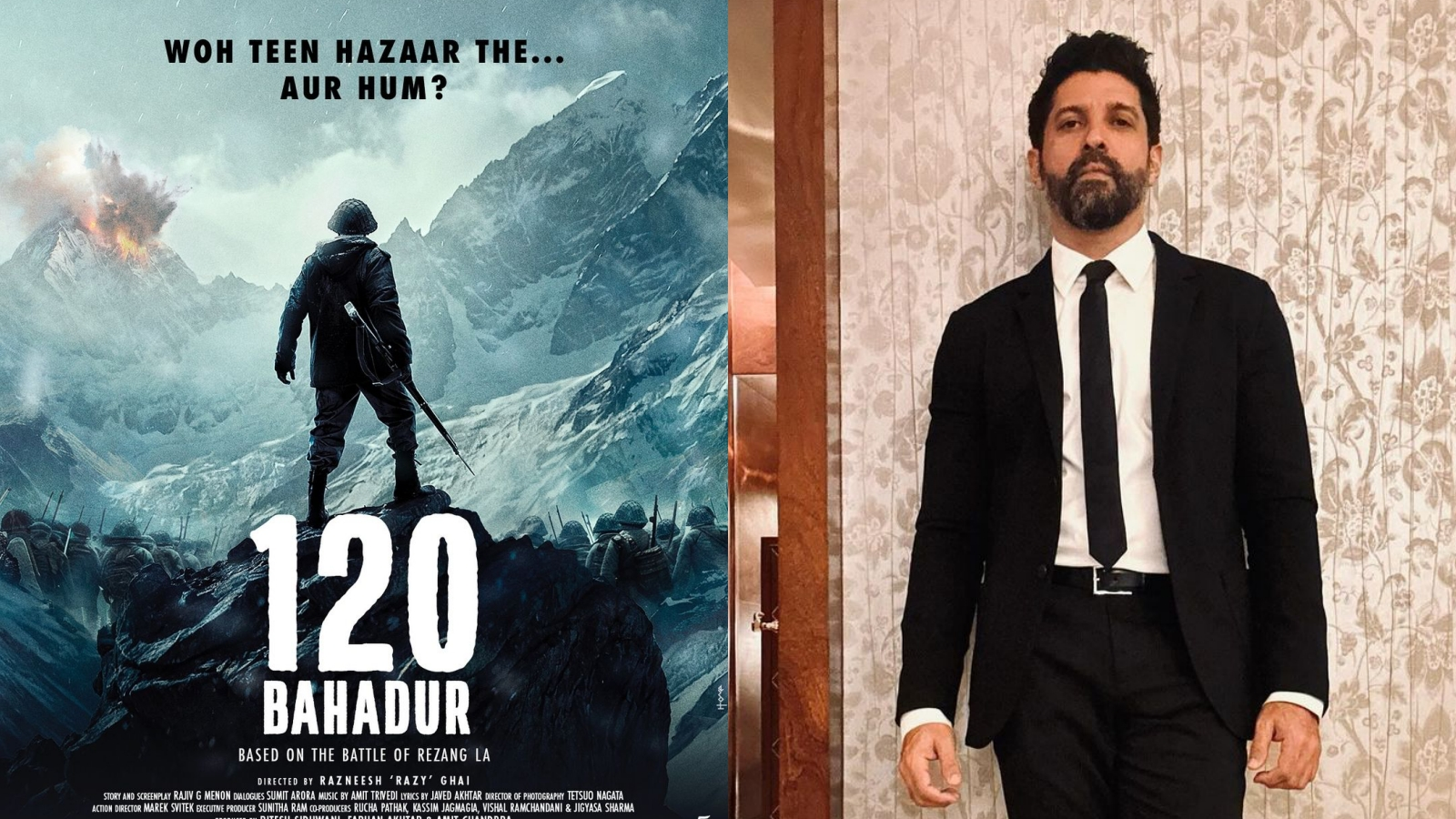 Farhan Akhtar Returns as Major Shaitan Singh in ‘120 Bahadur’