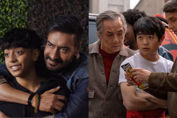 Ajay and Yug Launch Hindi Trailer of Karate Kid